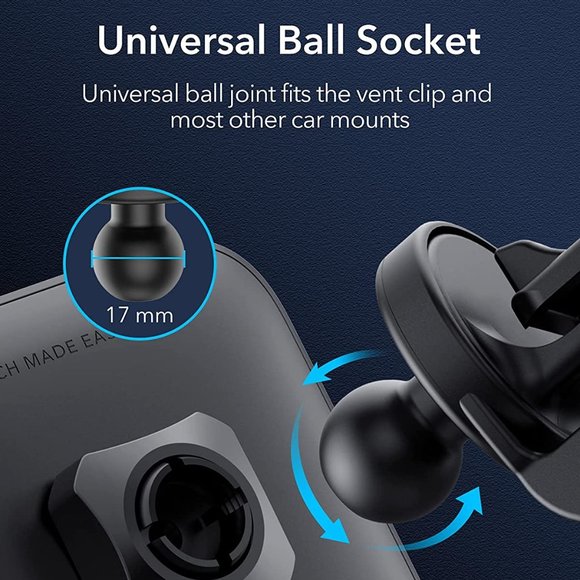 ESR Magnetic Wireless Car Mount Charger HaloLock - Picture 4 of 6